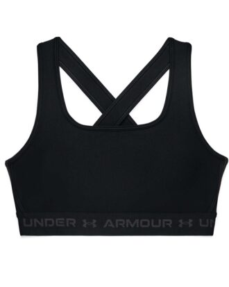 Under Armour Crossback Mid Sports bh Sort Dame