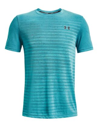 Under Armour Seamless Fade SS T-shirt Turkis Herre