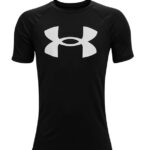 Under Armour Tech Big Logo SS T-shirt Sort Børn