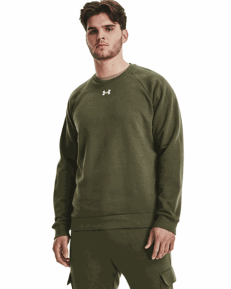 Under Armour UA Rival Fleece Sweatshirt Grøn Herre