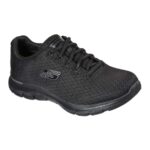Skechers Flex Appeal 4.0 - Waterproof Fritidssko Sort Dame