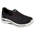 Skechers Go Walk Arch Fit - Model 124483 Fritidssko Sort-Hvid Dame