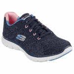 Skechers Flex Appeal 4.0 - Fresh Move - Style 149570 Sneakers Navy-Lyserød Dame
