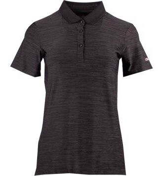CMP Stretch Melange Polo Sort Dame