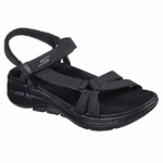 Skechers Go Walk Arch Fit - Elite Sandaler Sort Dame