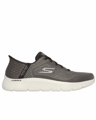 Skechers Go Walk Flex Slip Ins Sko Brown Herre