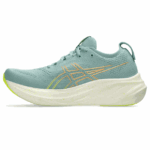 Asics Gel-Nimbus 26 Løbesko Light Celadon/Safety Yellow Dame