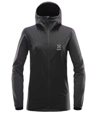 Haglöfs Jakke Natrix Hood Women Sort Dame