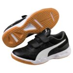 Puma Tenaz V JR sko Sort-Hvid Børn