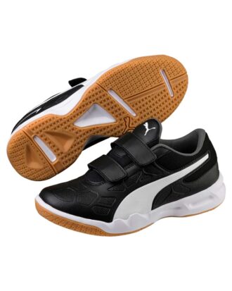Puma Tenaz V JR sko Sort-Hvid Børn