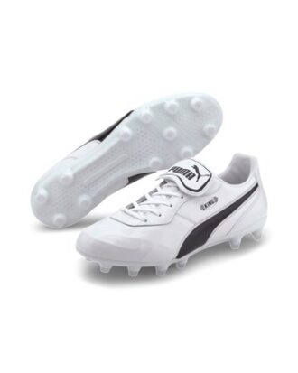 Puma King Top FG Fodboldstøvler Hvid Unisex