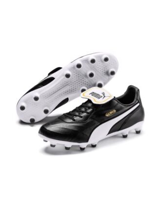 Puma King Top FG Fodboldstøvler Sort Unisex