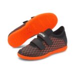 Puma Future 6.4 IT V Indendørssko Sort-Orange Børn