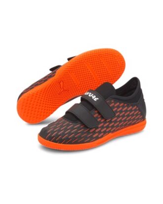 Puma Future 6.4 IT V Indendørssko Sort-Orange Børn