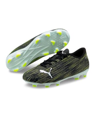 Puma Ultra 4.2 FG/AG Fodboldstøvler Sort-Grøn Børn