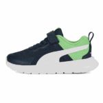 Puma Evolve Run Mesh Børnesko Navy-Grøn Børn