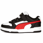 Puma RBD Game Low  Børnesko Sort-Hvid-Rød Børn