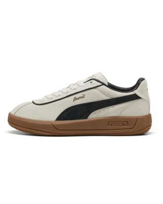 Puma Club Klassika SD Sko Warm White/Black/Gold Dame