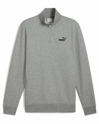 Puma Ess No. 1 Logo Half-Zip Trøje Grå Unisex