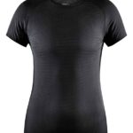 Craft Pro Dry Nanoweight T-shirt Sort Dame