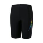 Speedo Gala Logo Panel Jammer JM Badebukser Sort Drenge