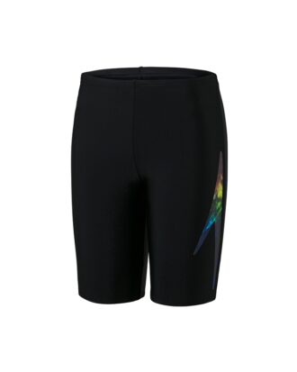 Speedo Gala Logo Panel Jammer JM Badebukser Sort Drenge