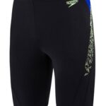 Speedo Badebuks Boom Splice Jammer C713 Sort-Blå-Gul Herre