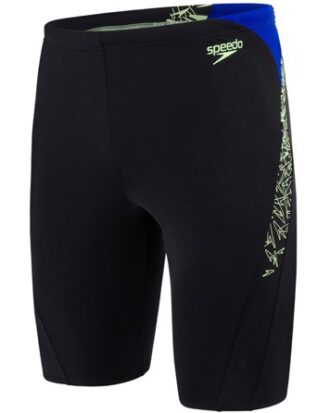 Speedo Badebuks Boom Splice Jammer C713 Sort-Blå-Gul Herre