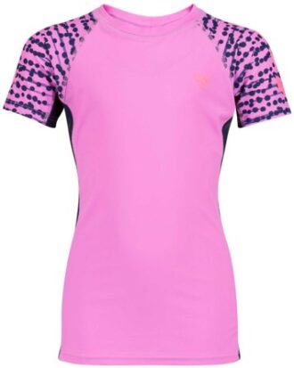 Hummel bade t-shirt Zap pink sunprotect +50 pige