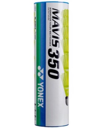 Yonex Badmintonbolde 6 stk. Mavis 350 Gul Hurtig Gul Unisex