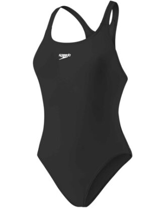 Speedo medalist plus sort badedragt pige